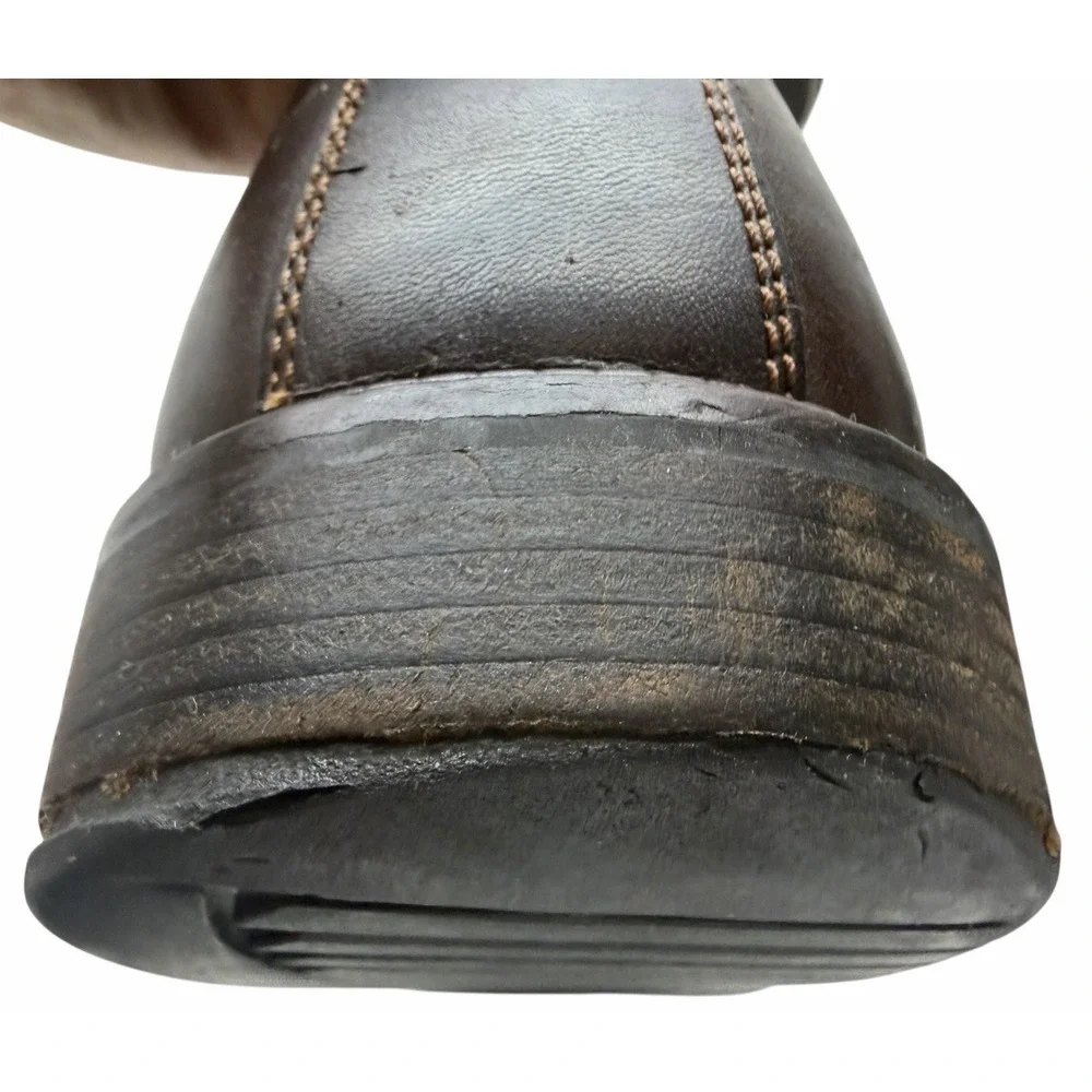 Johnston & Murphy Chelsea Brown Boots Ankle Shoes Mens Garner‎ 20-9420 13M